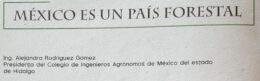 México es un país forestal